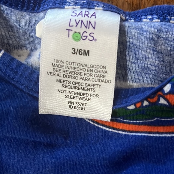 Sara Lynn Gator onesies. Set of 2. Snaps at bottom. - Picture 5 of 5